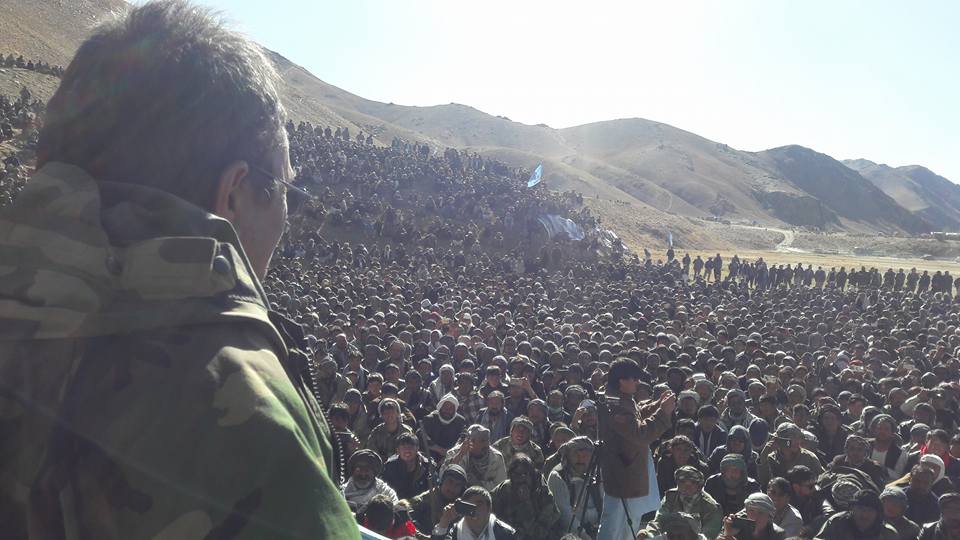 Hazara Commander Ali Poor speaking 