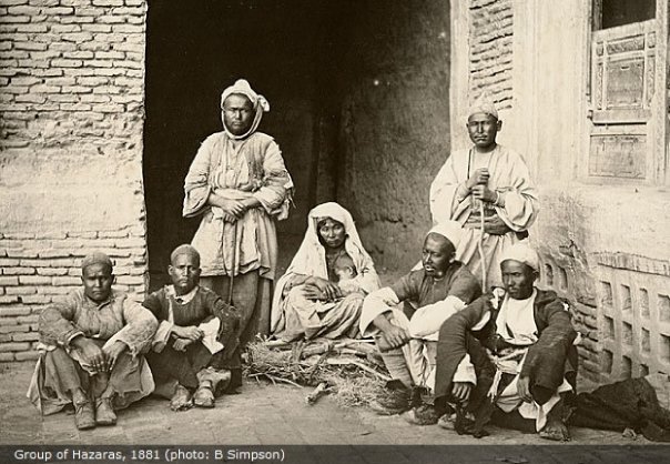 Group of Hazaras, 1881 (Photo: B. Simpson)